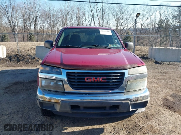 2005 GMC Canyon SLE Z85 with VIN 1GTDT196458264112, listed as a IAAI auction lot 41655505 with 110,529 mi miles. Bid and sale history available at carsss.com. Image 6.