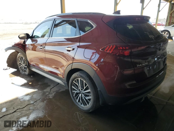 2020 Hyundai Tucson Ultimate with VIN KM8J33AL3LU174482, listed as a Copart auction lot 53575105 with 89,604 mi miles and Salvage title. Bid and sale history available at DreamBid. Image 2.