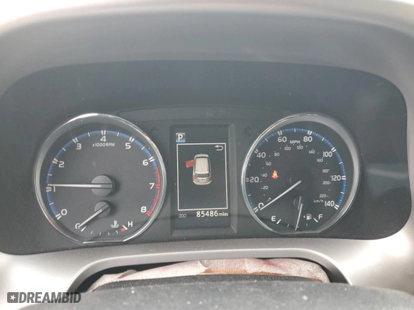 2016 Toyota RAV4 XLE with VIN JTMRFREV0GJ060556, listed as a Copart auction lot 84883774 with 85,486 mi miles and Salvage Title. Bid and sale history available at carsss.com. Image 9.
