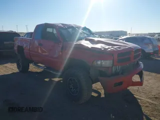 2002 Dodge Ram 2500 with VIN 3B7KF23652M315704, listed as a IAAI auction lot 41342699 with 217,749 mi miles. Bid and sale history available at carsss.com. Image 1.