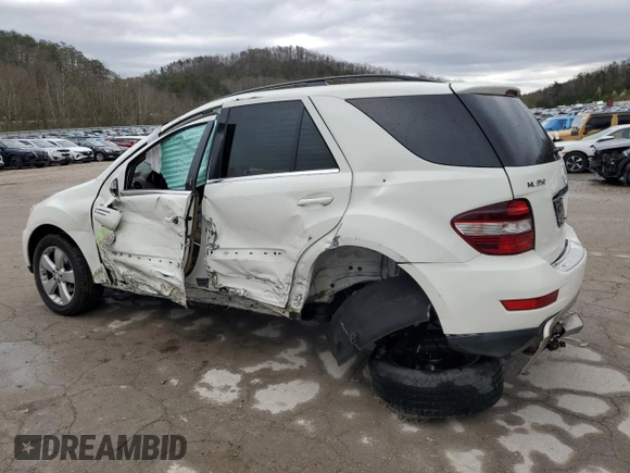 2011 Mercedes-Benz M 350 with VIN 4JGBB8GB9BA739045, listed as a Copart auction lot 50986645 with Not Provided miles and Salvage Title. Bid and sale history available at DreamBid. Image 2.