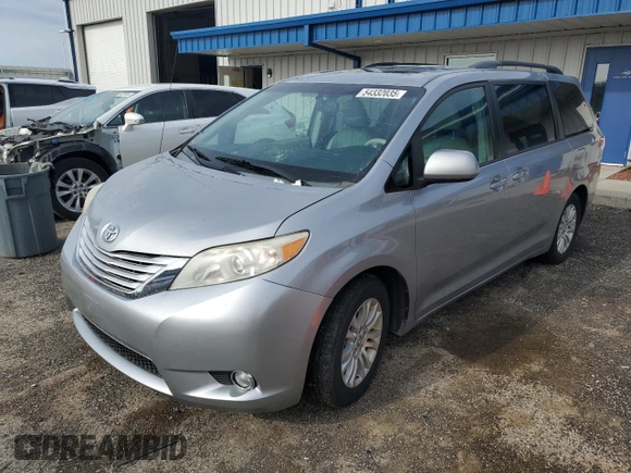 2011 Toyota Sienna XLE AAS with VIN 5TDYK3DC8BS158637, listed as a Copart auction lot 54332035 with 265,389 mi miles and Non Repairable. Bid and sale history available at carsss.com. Image 1.
