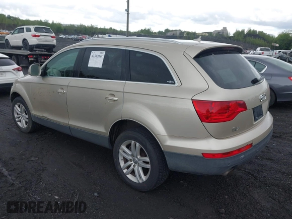 2008 Audi Q7 Premium с VIN WA1BY74L58D069926, выставлен на аукционе IAAI как лот 42342963 с пробегом 152 371 миль миль и . История ставок и продаж доступна на DreamBid. Изображение 3.