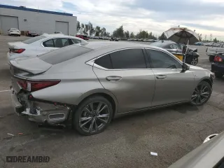 2019 Lexus ES with VIN 58ABZ1B17KU023060, listed as a Copart auction lot 86822174 with 22,013 mi miles and Salvage Title. Bid and sale history available at carsss.com. Image 3.