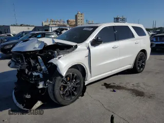 2021 Dodge Durango R/T z VIN 1C4SDHCT9MC572755, wystawiony jako Copart lot #53323085 z przebiegiem Nie podano mil oraz Szkoda całkowita • Salvage title. Historia ofert i sprzedaży dostępna na DreamBid. Obrazek 1.