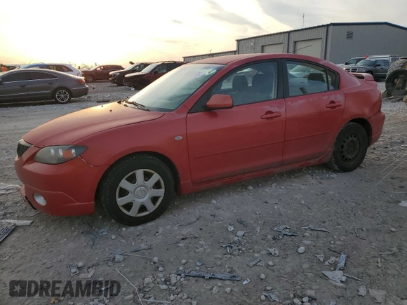 2006 Mazda 3 i with VIN JM1BK12F161416801, listed as a Copart auction lot 48865535 with 195,086 mi miles and Clean Title. Bid and sale history available at DreamBid. Image 1.