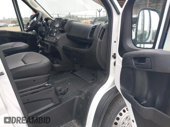 2024 Ram ProMaster Cargo Tradesman with VIN 3C6LRVDG7RE132224, listed as a IAAI auction lot 41711911 with 22,973 mi miles and . Bid and sale history available at DreamBid. Image 5.