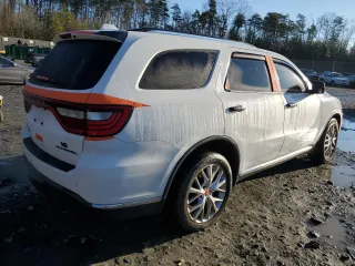 2014 Dodge Durango Citadel with VIN 1C4SDJET0EC391064, listed as a Copart auction lot 86631634 with 147,252 mi miles and Salvage Title. Bid and sale history available at DreamBid. Image 3.