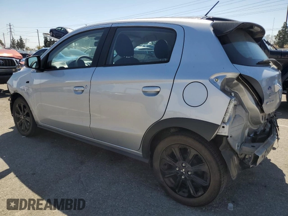 2023 Mitsubishi Mirage Black Edition z VIN ML32AWHJ2PH003051, wystawiony jako Copart lot #53001795 z przebiegiem 28 853 mil mil oraz Szkoda całkowita • Salvage title. Historia ofert i sprzedaży dostępna na DreamBid. Obrazek 2.