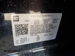 2023 Cadillac XT4 AWD Sport with VIN 1GYFZFR47PF182032, listed as a Copart auction lot 73115084 with 17,895 mi miles and Salvage Title. Bid and sale history available at carsss.com. Image 15.