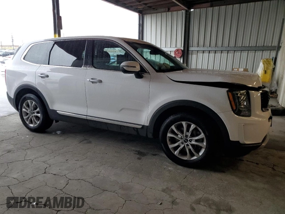 2022 Kia Telluride LX with VIN 5XYP24HC7NG217285, listed as a Copart auction lot 47685465 with 39,825 mi miles and Salvage title. Bid and sale history available at DreamBid. Image 4.