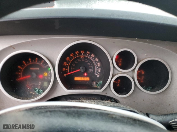 2007 Toyota Tundra SR5 with VIN 5TBDV54107S470838, listed as a Copart auction lot 84100614 with 153,262 mi miles and Salvage Title. Bid and sale history available at carsss.com. Image 9.