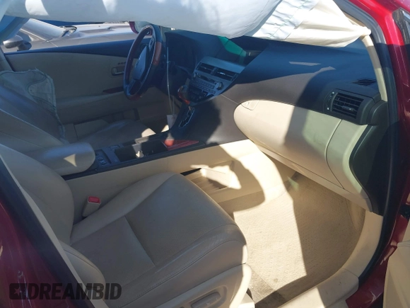 2010 Lexus RX 350 with VIN 2T2ZK1BA8AC021694, listed as a IAAI auction lot 41780590 with 131,181 mi miles and . Bid and sale history available at carsss.com. Image 5.