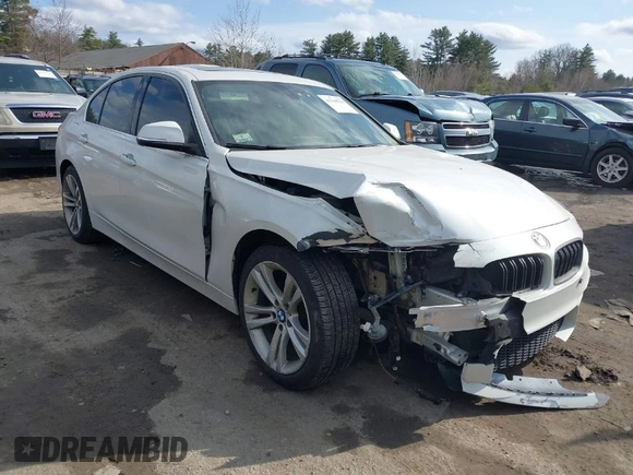 2017 BMW 3 Series 330i xDrive with VIN WBA8D9G34HNU61953, listed as a IAAI auction lot 41768524 with 89,559 mi miles. Bid and sale history available at carsss.com. Image 1.