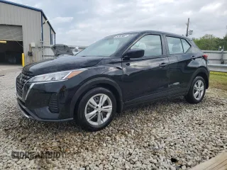 2024 Nissan Kicks S with VIN 3N1CP5BV3RL538516, listed as a Copart auction lot 53878215 with 21,662 mi miles and Clean Title. Bid and sale history available at carsss.com. Image 1.