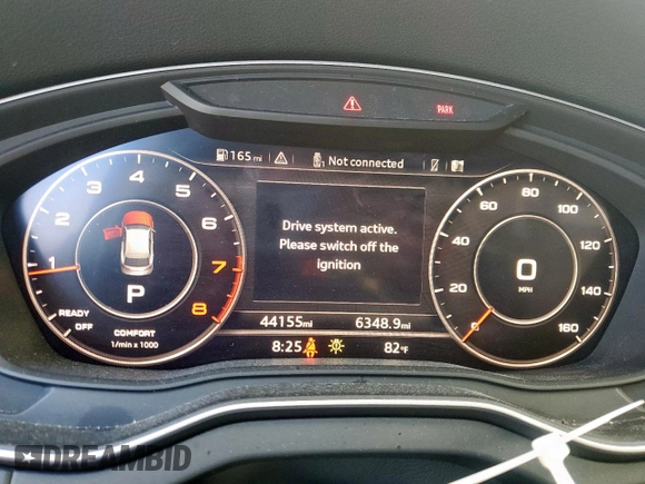 2020 Audi Q5 Premium Plus with VIN WA1BNAFY8L2018701, listed as a Copart auction lot 62367925 with Not provided miles and Salvage title. Bid and sale history available at DreamBid. Image 9.