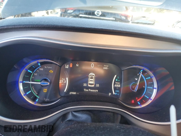 2021 Chrysler Pacifica Hybrid Limited with VIN 2C4RC1S73MR517853, listed as a Copart auction lot 88283675 with 27,900 mi miles and Salvage title. Bid and sale history available at DreamBid. Image 9.