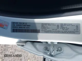2021 Ram 1500 Lone Star с VIN 1C6RREFT1MN749997, выставлен на аукционе IAAI как лот 41306635 с пробегом 59 451 миль миль и . История ставок и продаж доступна на DreamBid. Изображение 9.