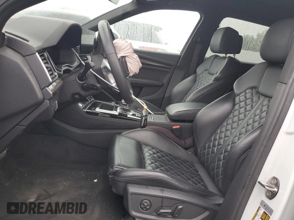 2021 Audi SQ5 Premium Plus with VIN WA1B4AFY9M2029016, listed as a Copart auction lot 53489214 with 23,306 mi miles and Salvage Title. Bid and sale history available at DreamBid. Image 7.