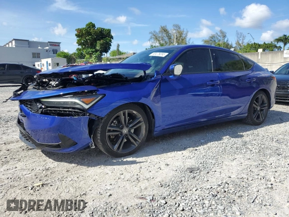 2024 Acura Integra w/A-Spec Package with VIN 19UDE4H33RA007915, listed as a Copart auction lot 60478095 with 15,897 mi miles and Salvage title. Bid and sale history available at DreamBid. Image 1.