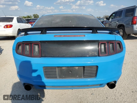 2013 Ford Mustang V6 with VIN 1ZVBP8AMXD5251330, listed as a Copart auction lot 74309314 with 188,959 mi miles and Salvage Title. Bid and sale history available at carsss.com. Image 6.