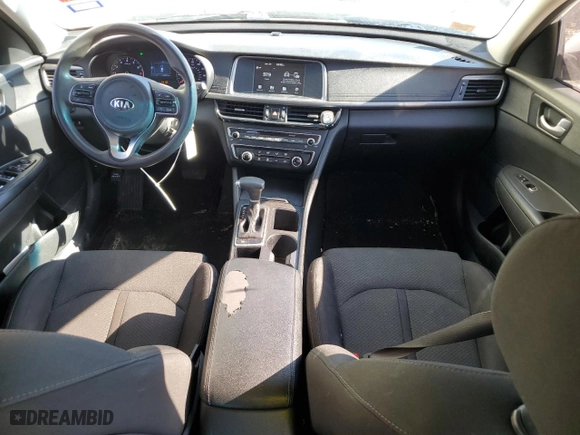 2018 Kia Optima S with VIN 5XXGT4L39JG199259, listed as a Copart auction lot 42319095 with 143,507 mi miles and Salvage Title. Bid and sale history available at carsss.com. Image 8.