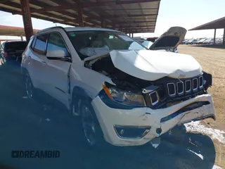 2021 Jeep Compass Limited z VIN 3C4NJCCBXMT511497, wystawiony jako IAAI lot #42153898 z przebiegiem 70 372 mil mil oraz . Historia ofert i sprzedaży dostępna na DreamBid. Obrazek 1.
