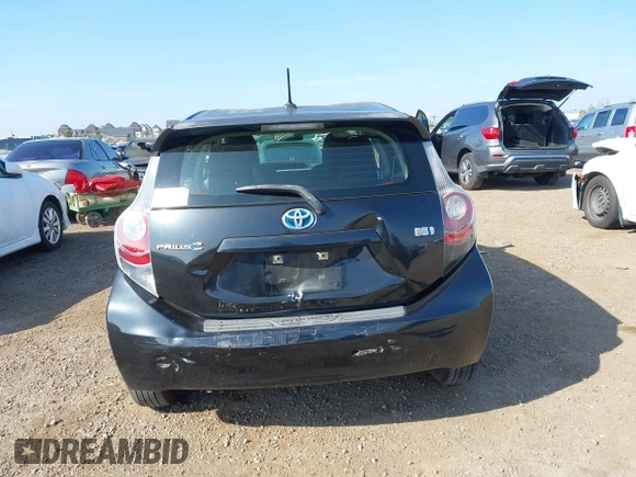 2012 Toyota Prius One with VIN JTDKDTB3XC1504575, listed as a IAAI auction lot 41866455 with 168,254 mi miles and . Bid and sale history available at DreamBid. Image 16.