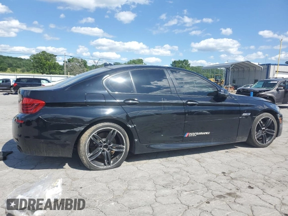 2016 BMW 5 Series 550i with VIN WBAKN9C5XGD961730, listed as a Copart auction lot 58426485 with 156,154 mi miles and Clean title. Bid and sale history available at DreamBid. Image 3.