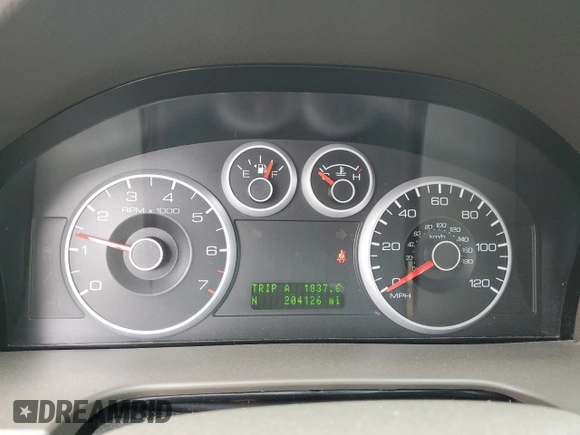2009 Ford Fusion SEL with VIN 3FAHP08199R198091, listed as a Copart auction lot 51205265 with 204,126 mi miles and Salvage Title. Bid and sale history available at carsss.com. Image 9.