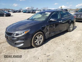 2017 Kia Optima LX with VIN 5XXGT4L31HG177458, listed as a Copart auction lot 53980795 with 53,940 mi miles and Salvage title. Bid and sale history available at DreamBid. Image 1.