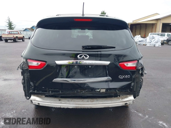 2015 Infiniti QX60 with VIN 5N1AL0MM6FC541422, listed as a IAAI auction lot 41484158 with 160,616 mi miles and . Bid and sale history available at DreamBid. Image 17.