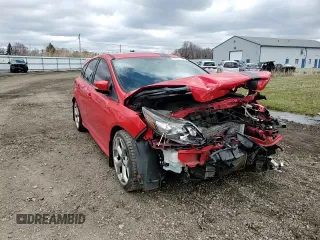 2014 Ford Focus ST with VIN 1FADP3L92EL397487, listed as a Copart auction lot 50367105 with 90,495 mi miles and Salvage Title. Bid and sale history available at carsss.com. Image 10.