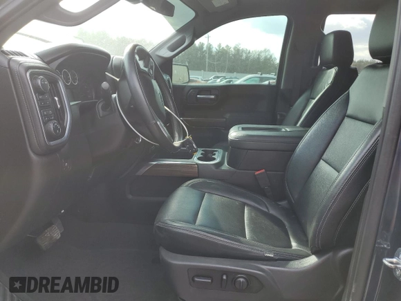2021 Chevrolet Silverado 1500 LT Trail Boss with VIN 1GCPYFED9MZ349276, listed as a Copart auction lot 50032425 with 69,099 mi miles and Salvage Title. Bid and sale history available at DreamBid. Image 7.
