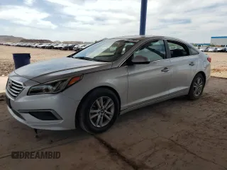 2017 Hyundai Sonata 2.4L z VIN 5NPE24AF2HH580862, wystawiony jako Copart lot #58517905 z przebiegiem 153 111 mil mil oraz Szkoda całkowita • Salvage title. Historia ofert i sprzedaży dostępna na DreamBid. Obrazek 1.