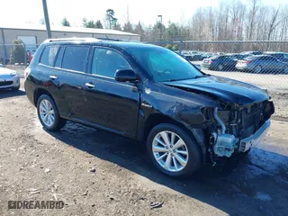 2009 Toyota Highlander Hybrid Limited with VIN JTEEW44A692032012, listed as a IAAI auction lot 41758345 with 262,934 mi miles. Bid and sale history available at carsss.com. Image 1.