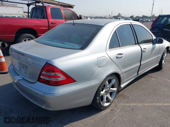 2005 Mercedes-Benz C 230 Kompressor with VIN WDBRF40J85A668022, listed as a IAAI auction lot 41075872 with 200,016 mi miles and . Bid and sale history available at DreamBid. Image 4.