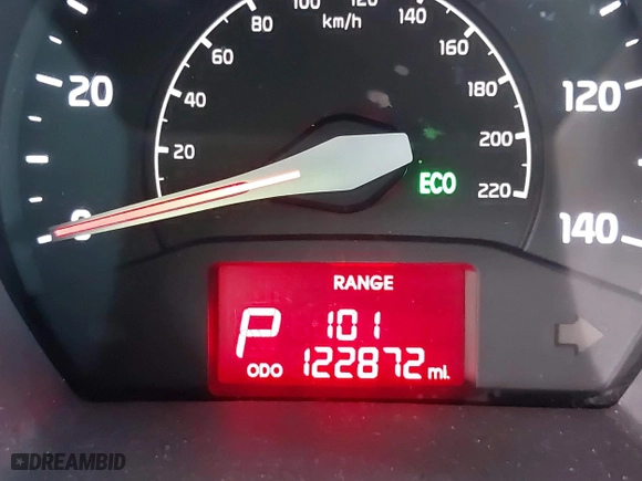 2016 Kia Rio LX with VIN KNADM4A38G6564814, listed as a IAAI auction lot 41789215 with 122,872 mi miles. Bid and sale history available at carsss.com. Image 16.