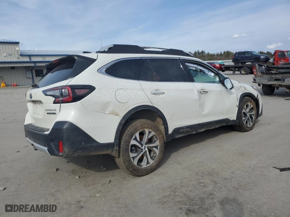 2020 Subaru Outback Touring XT with VIN 4S4BTGPD0L3179334, listed as a Copart auction lot 50014265 with 0 mi miles and Salvage Title. Bid and sale history available at carsss.com. Image 3.
