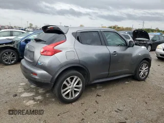 2014 Nissan Juke SV with VIN JN8AF5MV6ET360017, listed as a Copart auction lot 78751714 with Not Provided miles and Salvage Title. Bid and sale history available at DreamBid. Image 3.