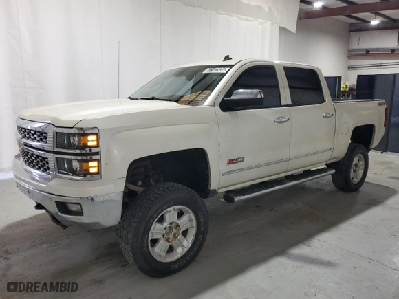 2014 Chevrolet Silverado 1500 LTZ with VIN 3GCUKSEC0EG260976, listed as a Copart auction lot 87107934 with 182,355 mi miles and Clean Title. Bid and sale history available at carsss.com. Image 1.