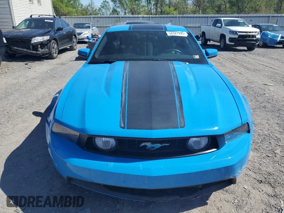 2011 Ford Mustang GT with VIN 1ZVBP8CF7B5118634, listed as a Copart auction lot 54327925 with 144,040 mi miles and Salvage title. Bid and sale history available at DreamBid. Image 5.