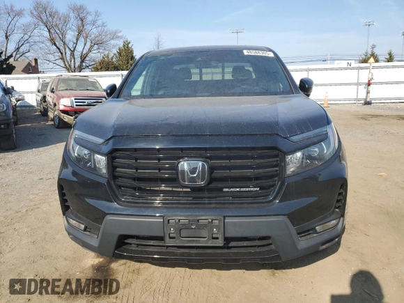 2023 Honda Ridgeline Black Edition with VIN 5FPYK3F85PB019576, listed as a Copart auction lot 48588305 with 56,563 mi miles and Salvage title. Bid and sale history available at DreamBid. Image 5.