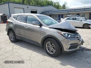 2018 Hyundai Santa Fe 2.4L z VIN 5NMZTDLB9JH079656, wystawiony jako Copart lot #54256175 z przebiegiem 100 678 mil mil oraz Szkoda całkowita • Salvage title. Historia ofert i sprzedaży dostępna na DreamBid. Obrazek 4.