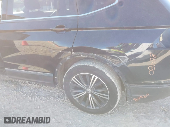 2019 Volkswagen Tiguan SE with VIN 3VV3B7AX9KM135037, listed as a IAAI auction lot 41527344 with 146,630 mi miles and . Bid and sale history available at DreamBid. Image 22.