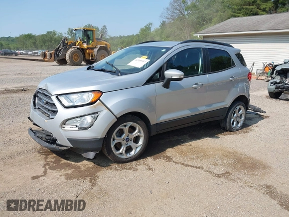 2021 Ford EcoSport SE with VIN MAJ3S2GE3MC412086, listed as a IAAI auction lot 42399957 with 38,628 mi miles and . Bid and sale history available at DreamBid. Image 2.