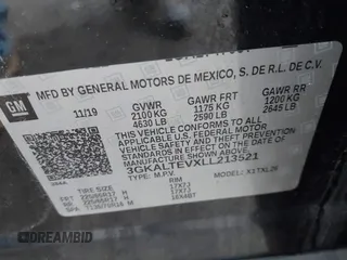 2020 GMC Terrain SLE with VIN 3GKALTEVXLL213521, listed as a IAAI auction lot 41889256 with 75,368 mi miles and . Bid and sale history available at DreamBid. Image 9.