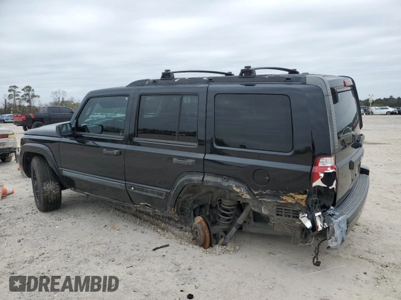 2006 Jeep Commander with VIN 1J8HH48N06C324424, listed as a Copart auction lot 89406105 with 207,170 mi miles and Salvage Title. Bid and sale history available at carsss.com. Image 2.