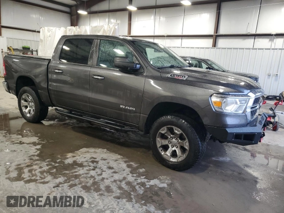 2020 Ram 1500 Big Horn with VIN 1C6SRFFM3LN248432, listed as a Copart auction lot 43344365 with 117,882 mi miles and Salvage Title. Bid and sale history available at carsss.com. Image 4.