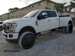 2020 Ford F-350 XL with VIN 1FT8W3DT5LEE93088, listed as a Copart auction lot 50493795 with 34,500 mi miles and Non Repairable. Bid and sale history available at DreamBid. Image 1.
